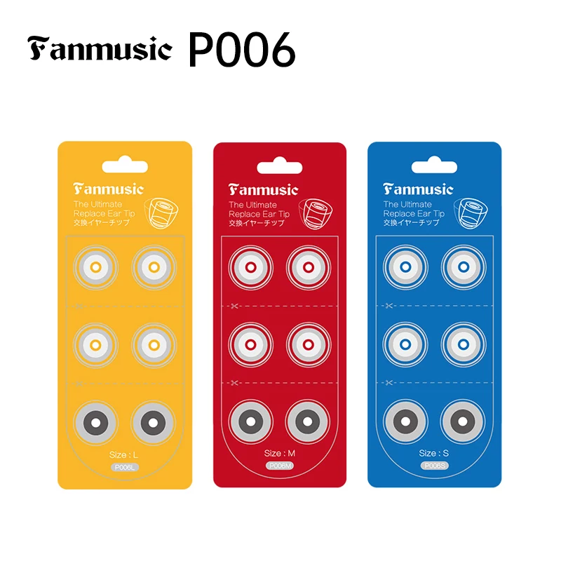 

Fanmusic P006 In-ear Silicone Memory Sponge Earphones Ear tips