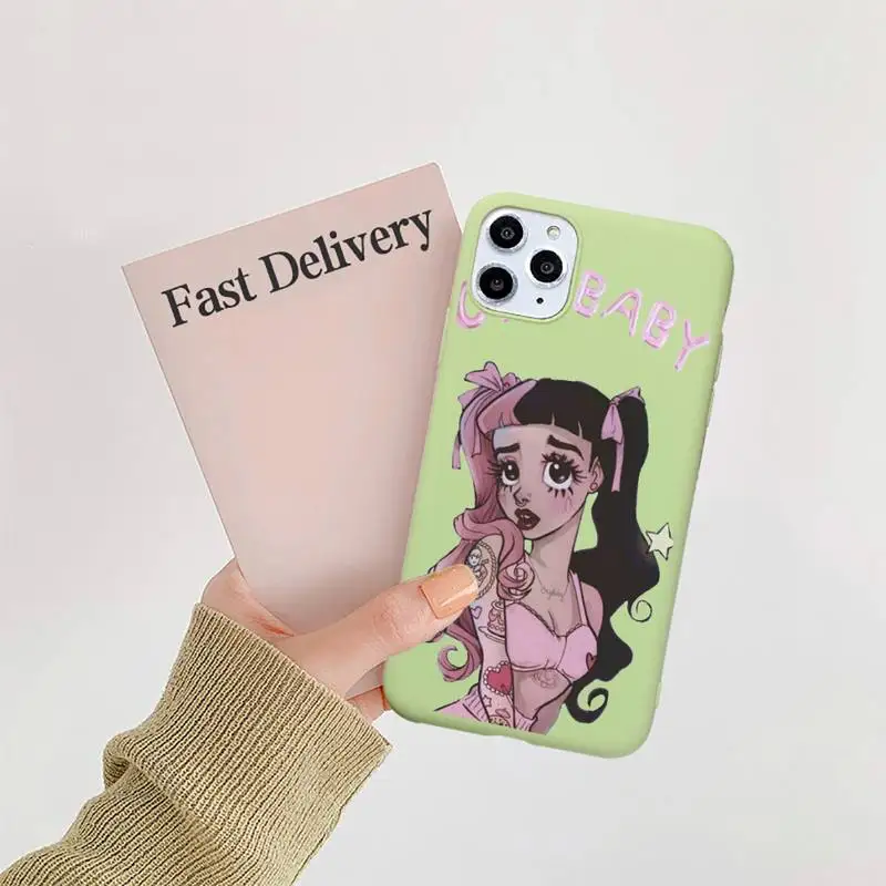 

Melanie martinez aesthetics high quality Phone Case shell Candy Color for iPhone 6 7 8 11 12 s mini pro X XS XR MAX Plus