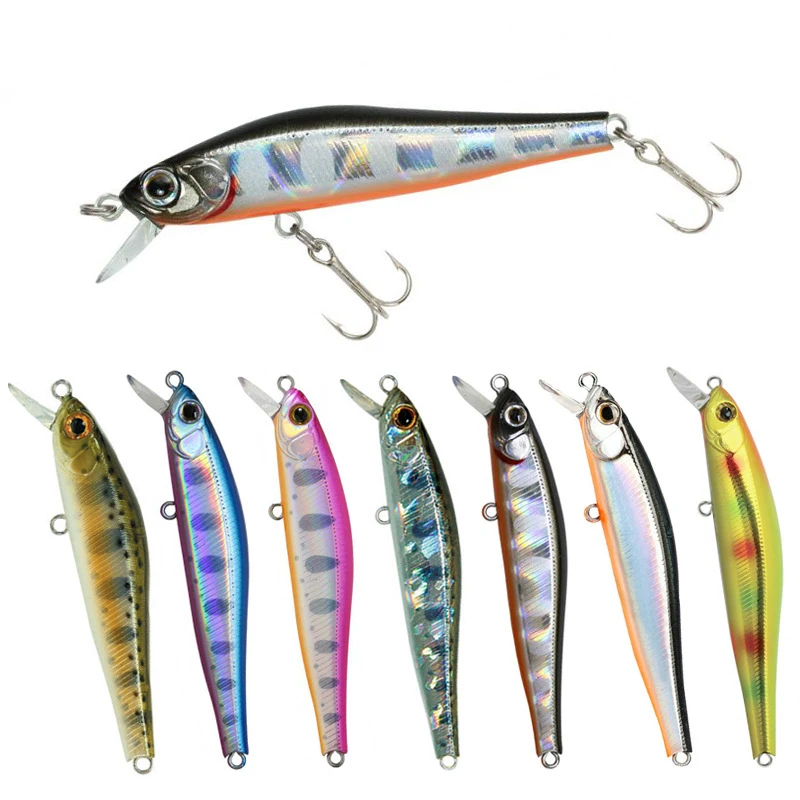 

Sinking Minnow Fishing Lure 7cm/5.5g Bionic Plastic Wobbler Jig Hard Baits For Freshwater Artificial Fishing Tackle Accessories