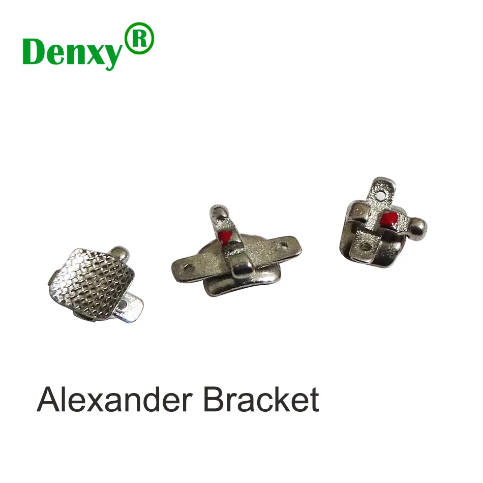 Denxy  High Quality 5set Alexander Bracket Orthodontic Braces Dental Metal Brackets Stainless Steel Bondable Brackets Ortho
