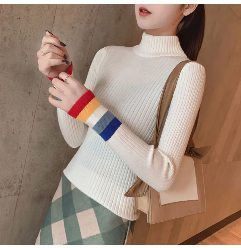 Новинка 2015 года сезон осень-зима водолазка пуловеры свитера рубашка