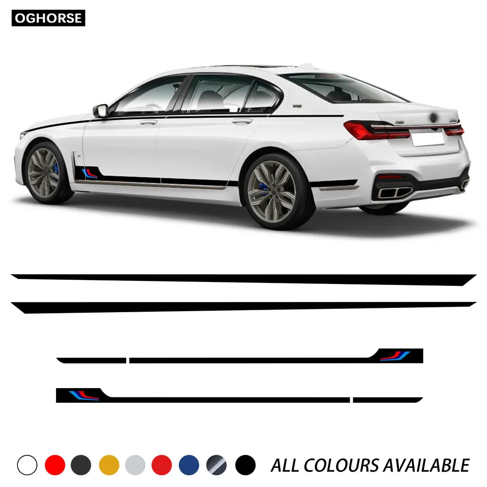 

M Performance Sport Door Side Stripe Skirt Waist Line Sticke for BMW X3 G01