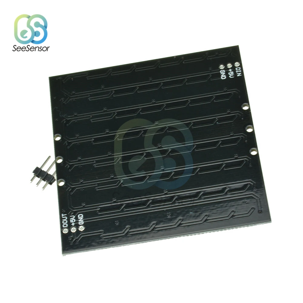 WS2812 LED 5050 RGB 8X5/8x8 светодиодная матрица 40 бит 64 полноцветная Светодиодная панель