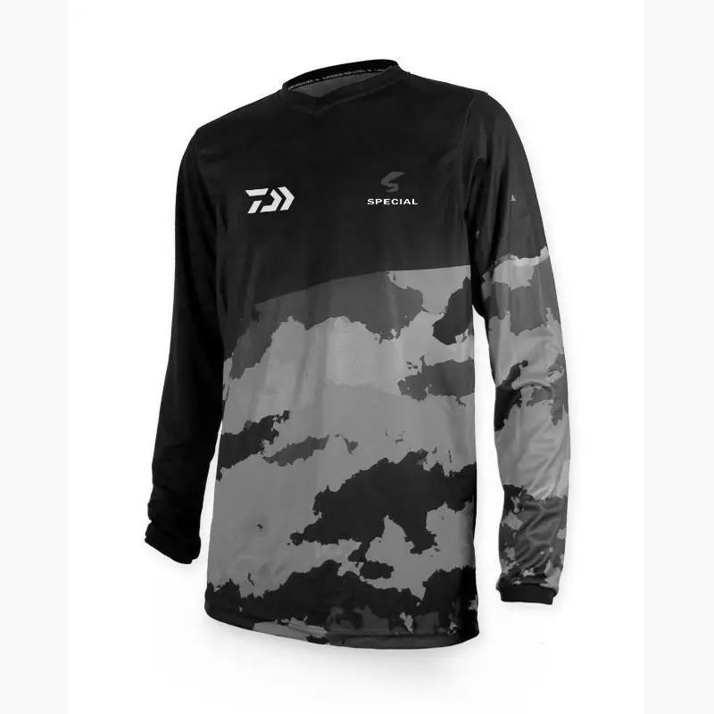 

2021 DAIWA CoolMax Fishing Clothing Coat Summer Fishing Shirt Long Sleeve Sunscreen Anti-uv Breathable Size XS-5XL Drop Shipping