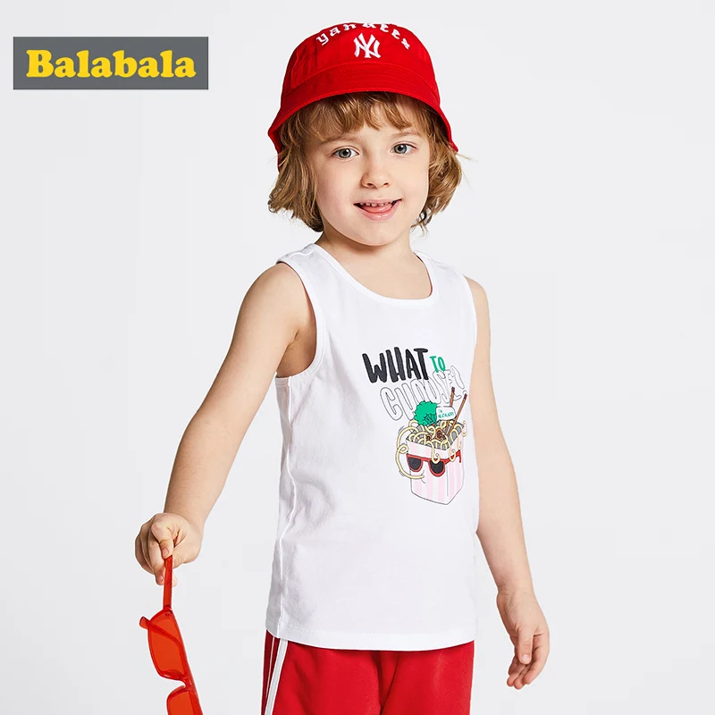 Balabala/жилет для мальчиков Детский летний жилет 2020 Удобная дышащая одежда из