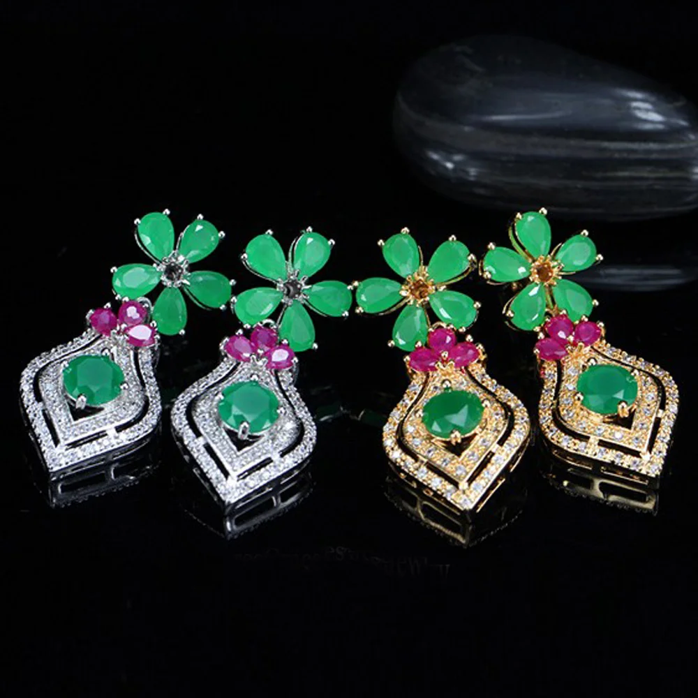 ThreeGraces элегантные африканские серьги подвески в виде цветка ананаса натуральный