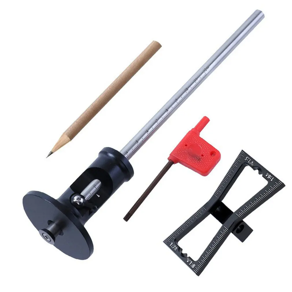 

Dovetail Jig Wheel Marking Gauge Tool Set Woodworking Scriber Linear Drawing Mortise Measuring Ruler European style