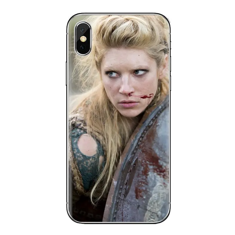 For Sony Xperia Z Z1 Z2 Z3 Z5 compact M2 M4 M5 E3 T3 XA Aqua LG G4 G5 G3 G2 Mini TPU Transparent Cases Cover tv vikings Lagertha |
