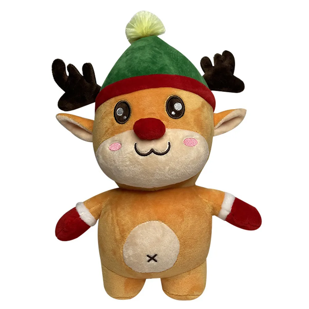 Рождественский лось снеговик плюшевые игрушки Мультяшные мягкие набивные куклы