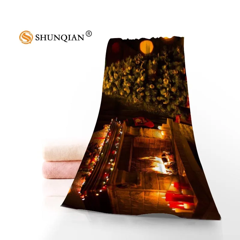 

Полотенце на Новый год и Рождество, полотенце из микрофибры, популярное полотенце для лица/банное полотенце, размер 35x75,70x140, рождественское ...