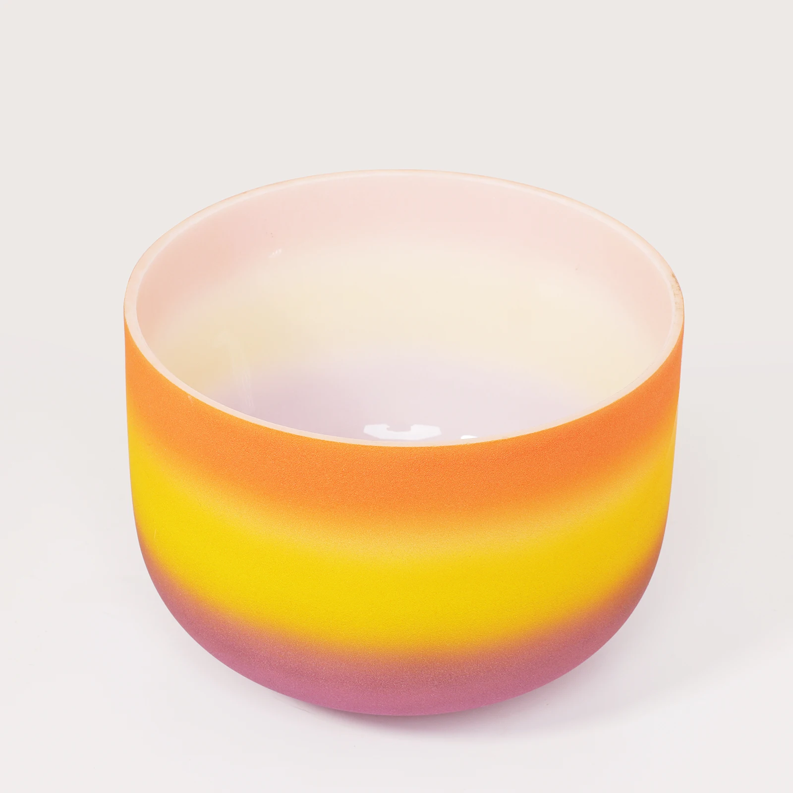 CVNC 8 &quotNote D пупка чакра радужные цветные матовые кварцевые хрустальные поющие