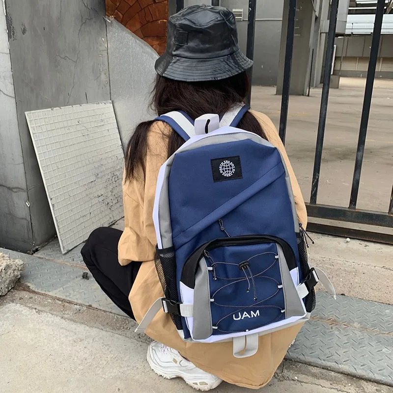 New women's bag 2019 high quality nylon cloth waterproof backpack lovers travel casual fashion large capacity student b | Багаж и