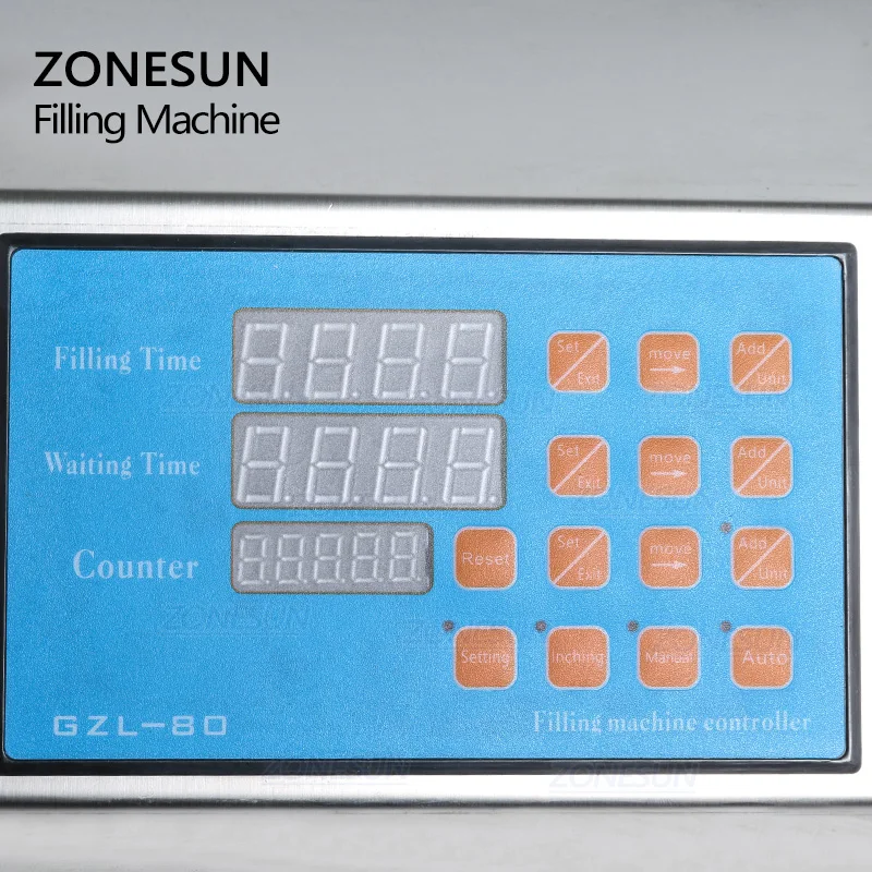ZONESUN Electric Digital Control Pump Liquid 6 Heads Filling Machine Perfume Water Juice Essential Oil Beverage 3-4000ml |