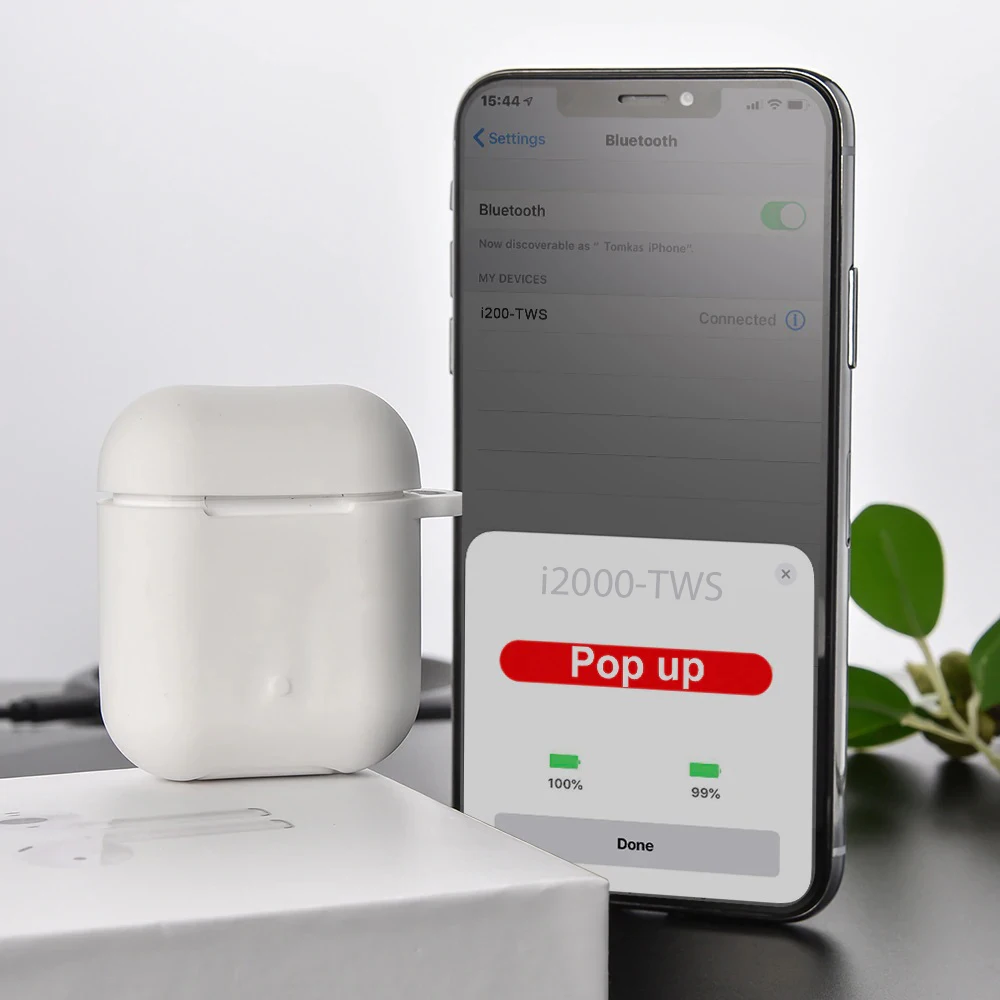 2019 Оригинал I2000 TWS Bluetooth 5 0 наушники сенсорные Contral WI & H1 чип Hifi беспроводная