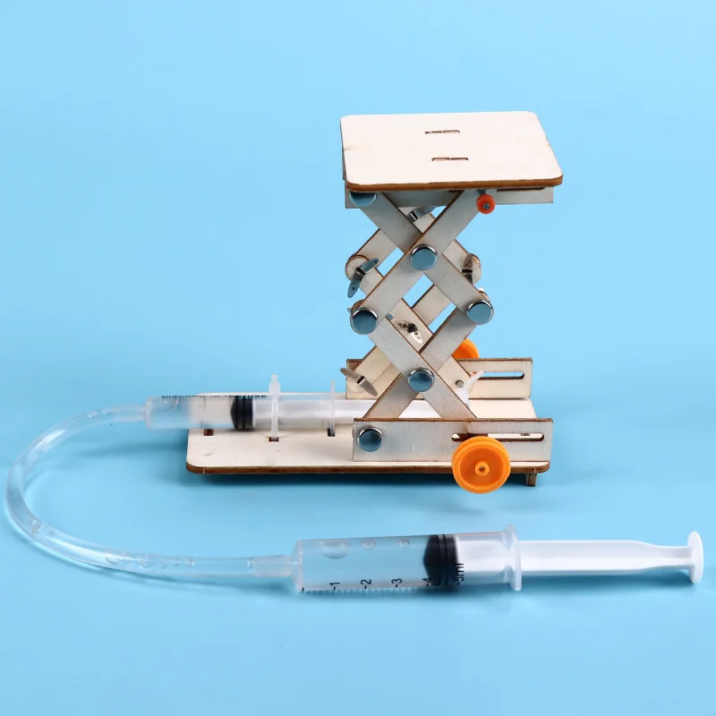 Kids DIY Science Toys Educational Scientific Experiment Kit Hydraulic Lift Table Model Physics School STEM Projects | Игрушки и хобби