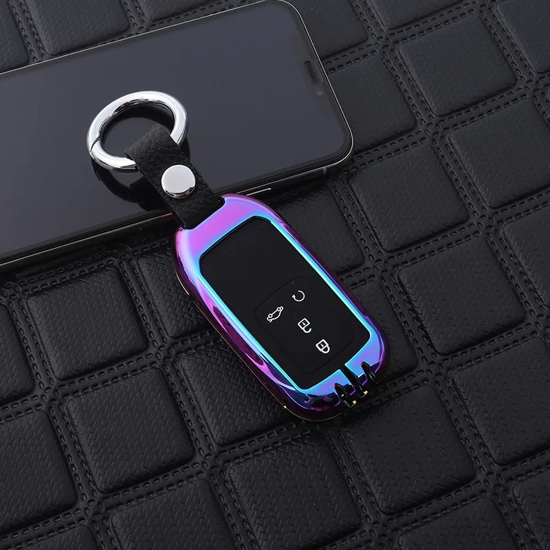 Цинковый сплав + силиконовый автомобильный защитный чехол для ключа полное