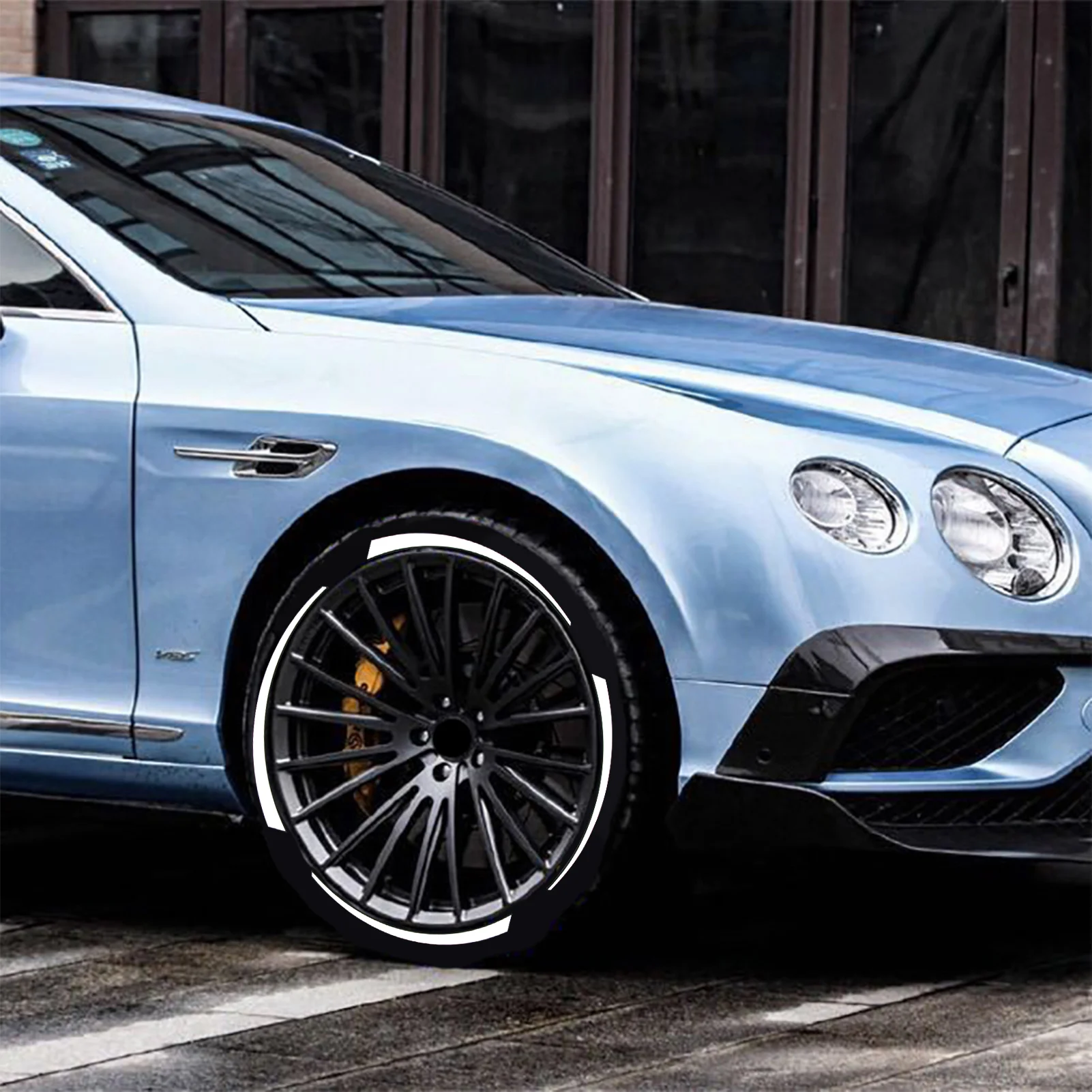 Резиновые буквы шин Стикеры автомобильных колеса 3D логотип Персонализированная