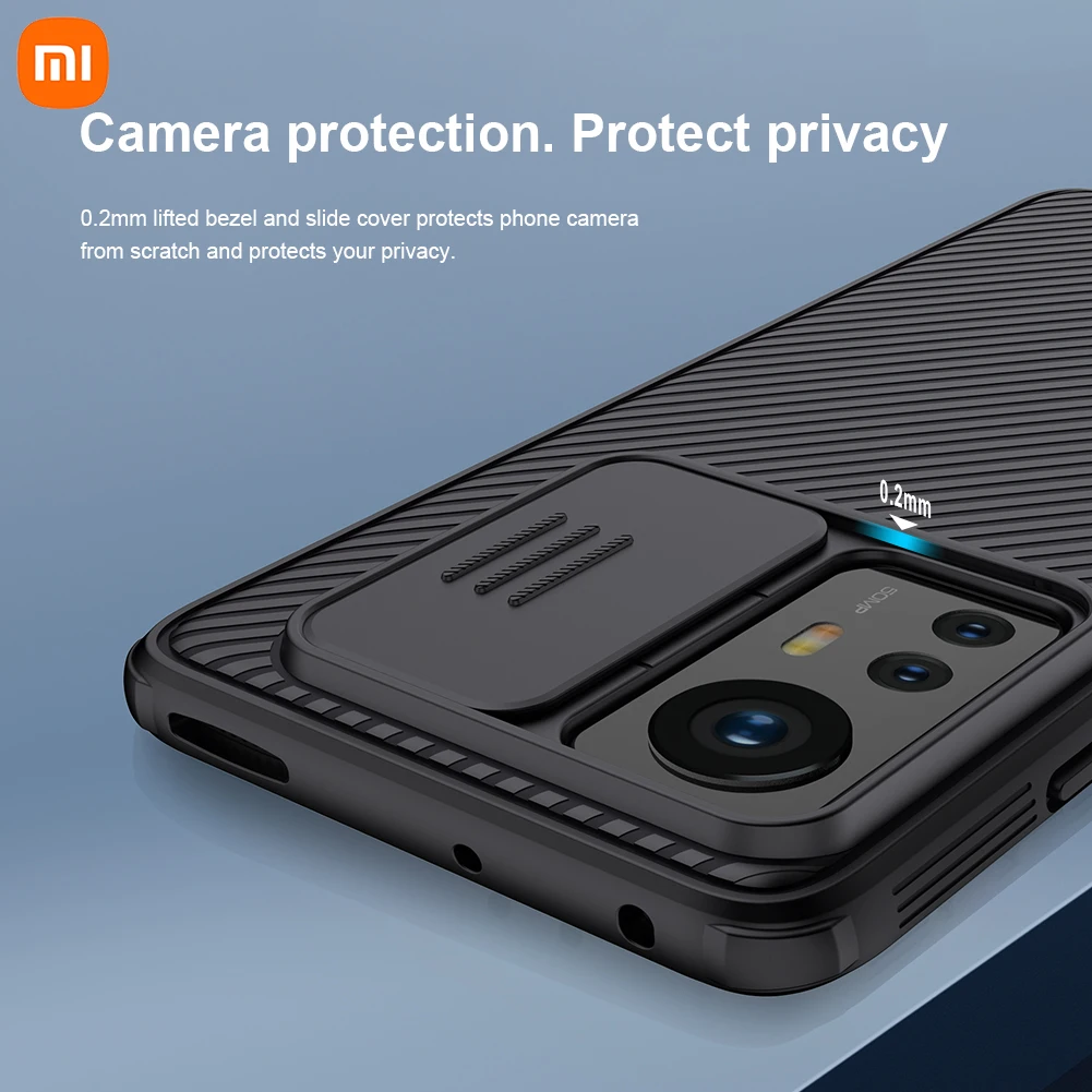 For Xiaomi 12 Case For Xiaomi 12 Pro Case NILLKIN Camshield Pro Slide Camera Back Cover For Xiaomi Mi 12 /Mi 12 Pro/Mi 12X