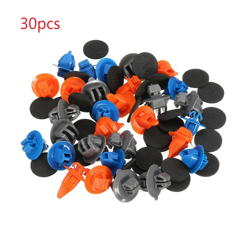 

3 Types Moulding Repair Clip Washers 30pcs For Toyota Prado Panel Clip