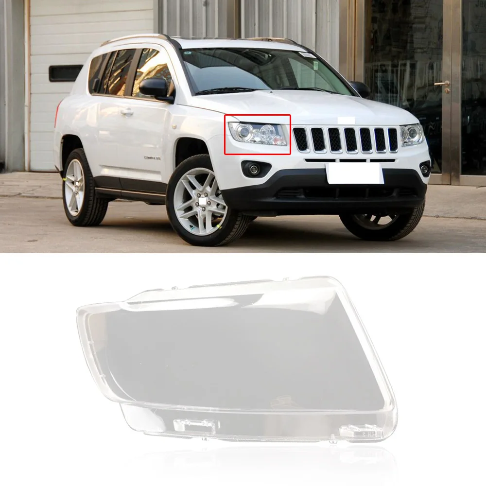 CAPQX для Jeep Compass 11 15 передняя фара налобный фонарь чехол абажур яркий прозрачный
