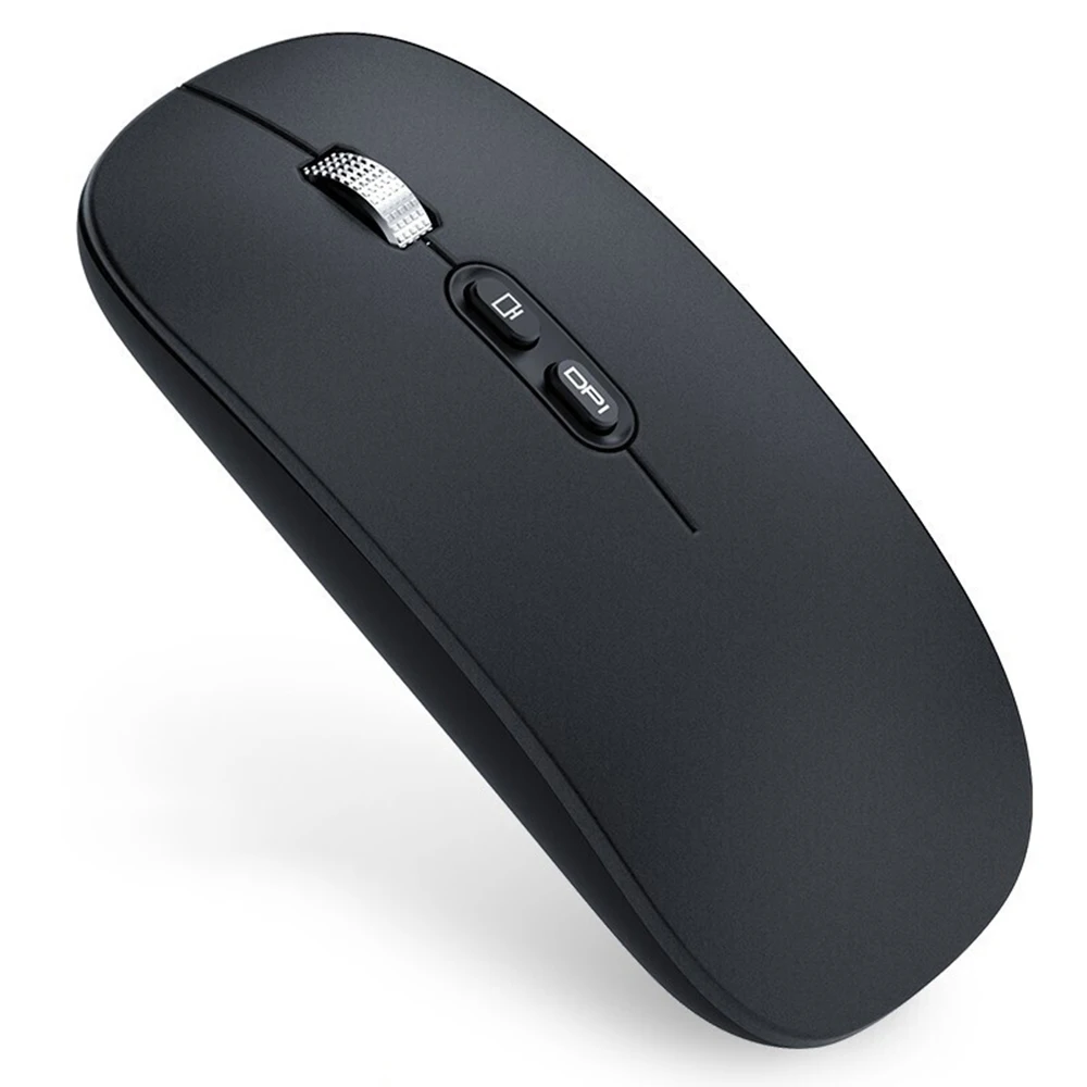 

Wireless Mouse M103 Dual Mode 2.4G Wireless Bluetooth 5.1 Rechargeable Silent Portable Office Mouse with 3 Adjustable DPI