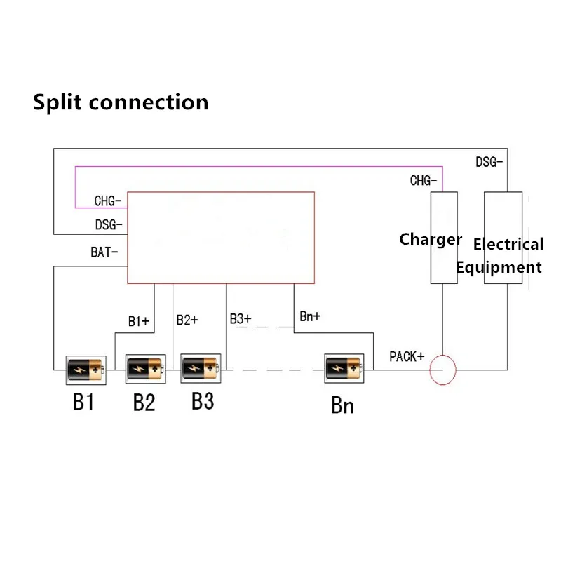 Heltec 4S 5S 6S 7S 8S 9S 10S 15A LTO BMS 2.4V Lithium Titanate Multi-string Lithium Battery Protection Board balanced BMS