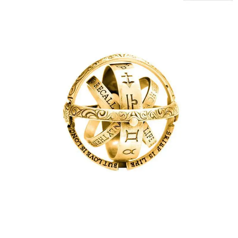 2019 индивидуальное креативное кольцо с астрономическим шариком немецкое ретро