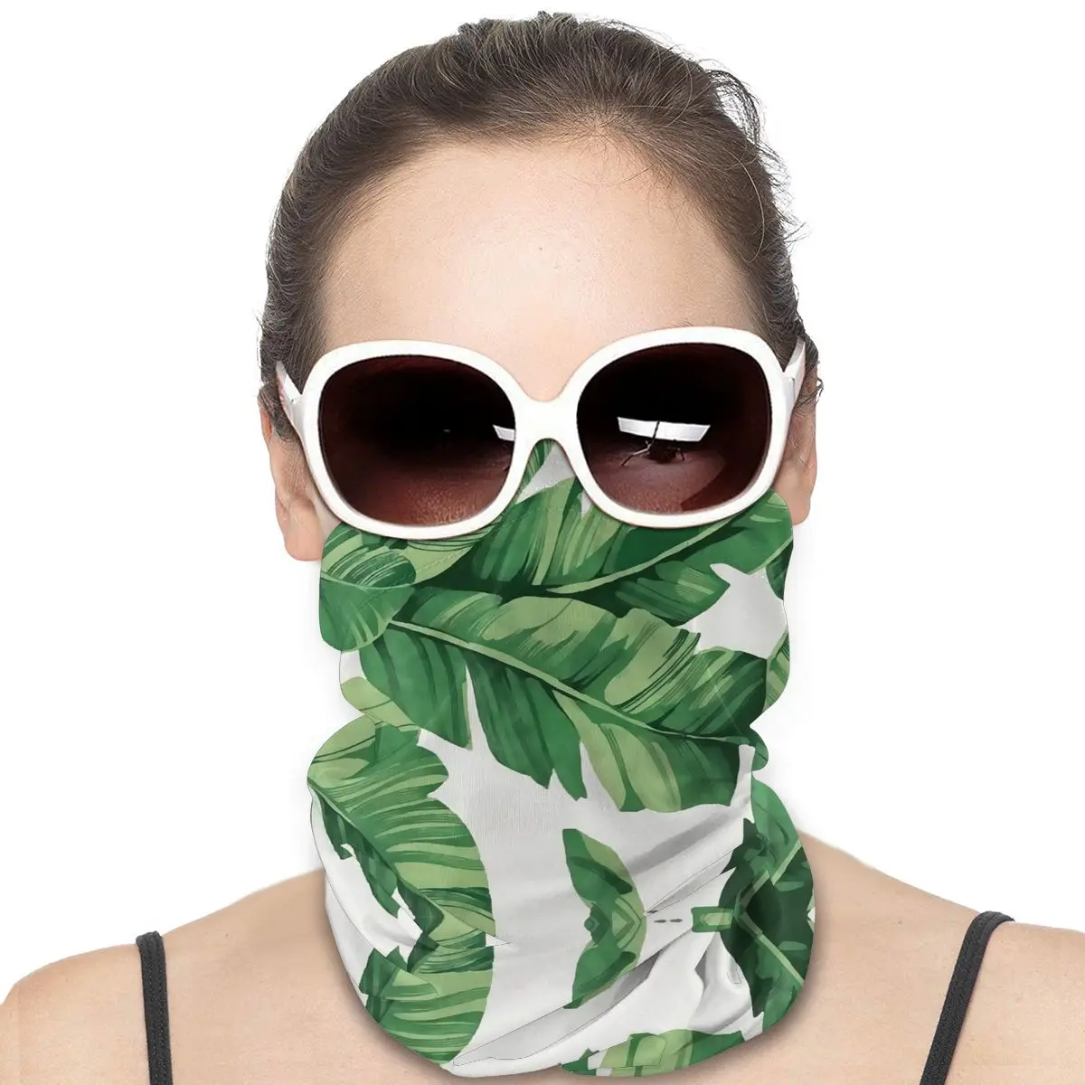 Мужская повязка на голову с банановыми листьями для шеи Солнцезащитная УФ защита