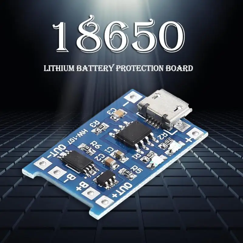 Модуль зарядного устройства 18650 Micro USB 3 7 4 2 В модуль литиевой батареи плата PCB