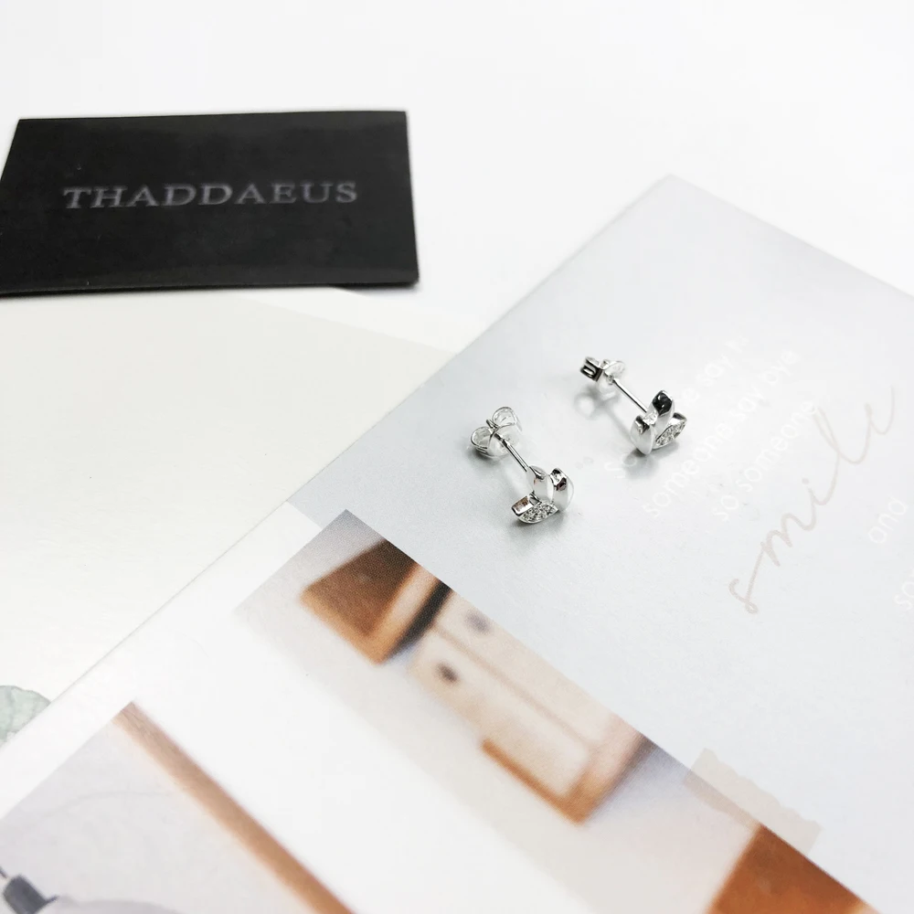 Листья со стразами серьги гвоздики Европа Стиль Модные Качественные украшения