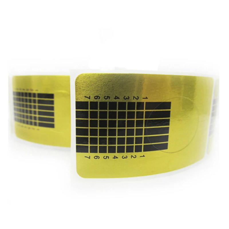 100 шт. трафареты для наращивания ногтей инструменты маникюра | Красота и здоровье