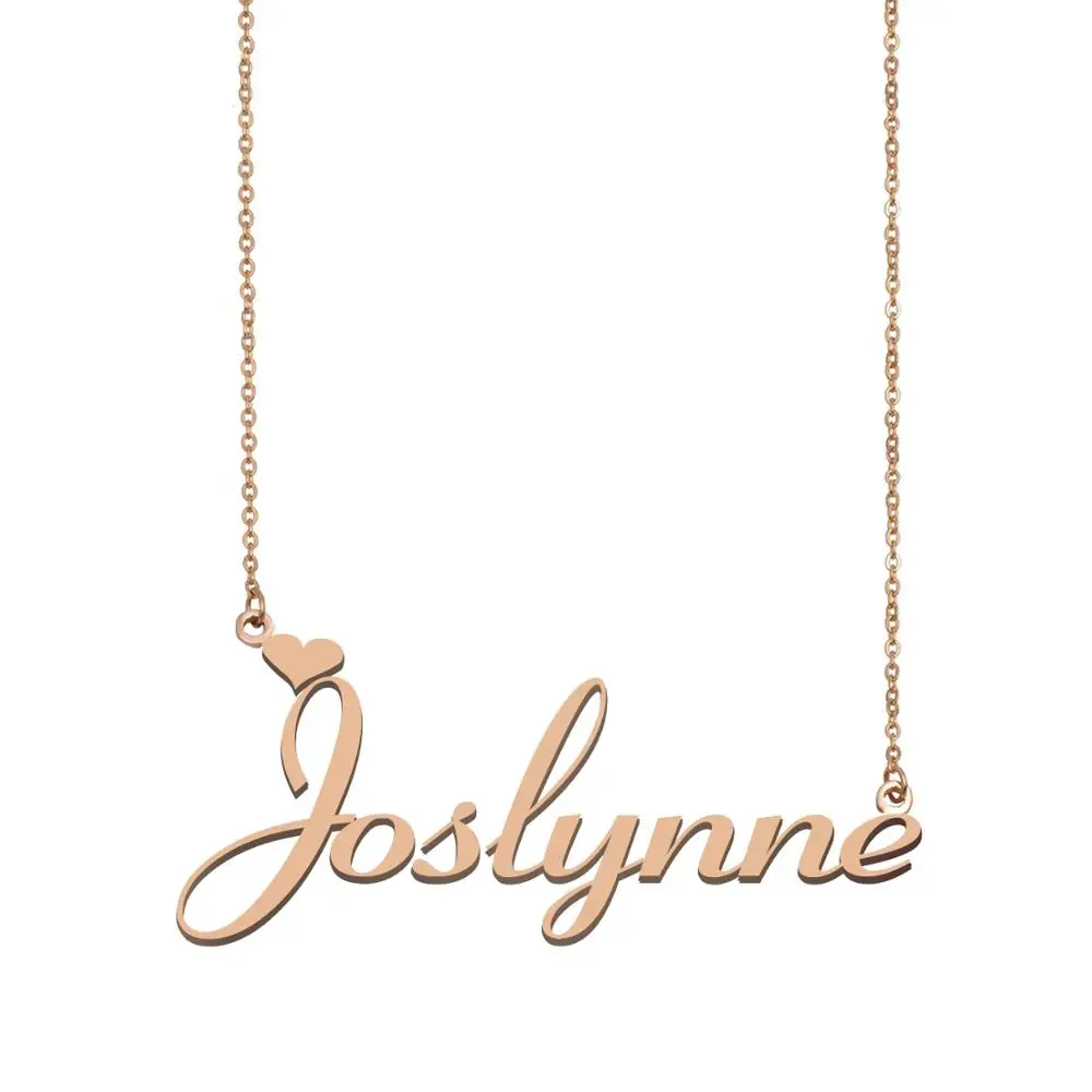 

Joslynne Name Necklace , Custom Name Necklace for Women Girls Best Friends Birthday Wedding Christmas Mother Days Gift