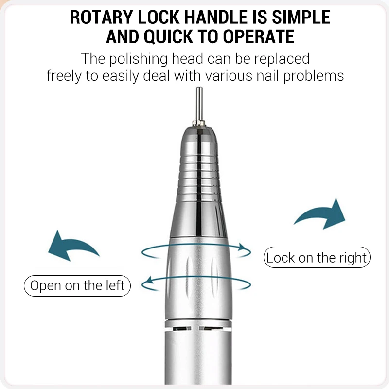 

35000RPM Lathe Manicure Electric Nail Sander for Gel Polish Remover Cutter Nails Accessories Tools Milling Cutter for Manicure