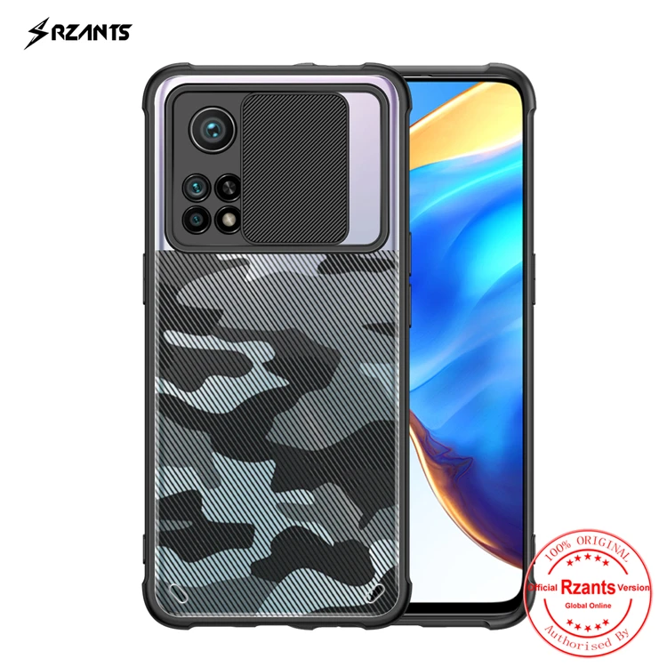 Rzants For Xiaomi Mi 10T Xiaomi Mi 10T 11T Pro Case Soft [Camouflage Lens] Lens Protection Shockproof Airbag Thin Clear Cover