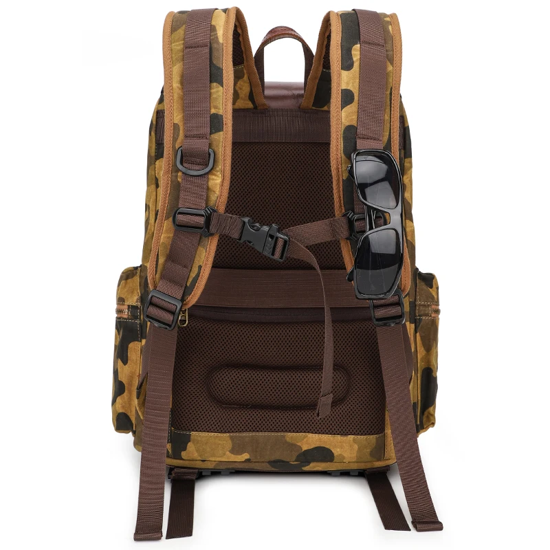 waterproof military camo rucksack bag camouflage mens digital camera backpack with raincover for nikon canon sony fujifilm free global shipping