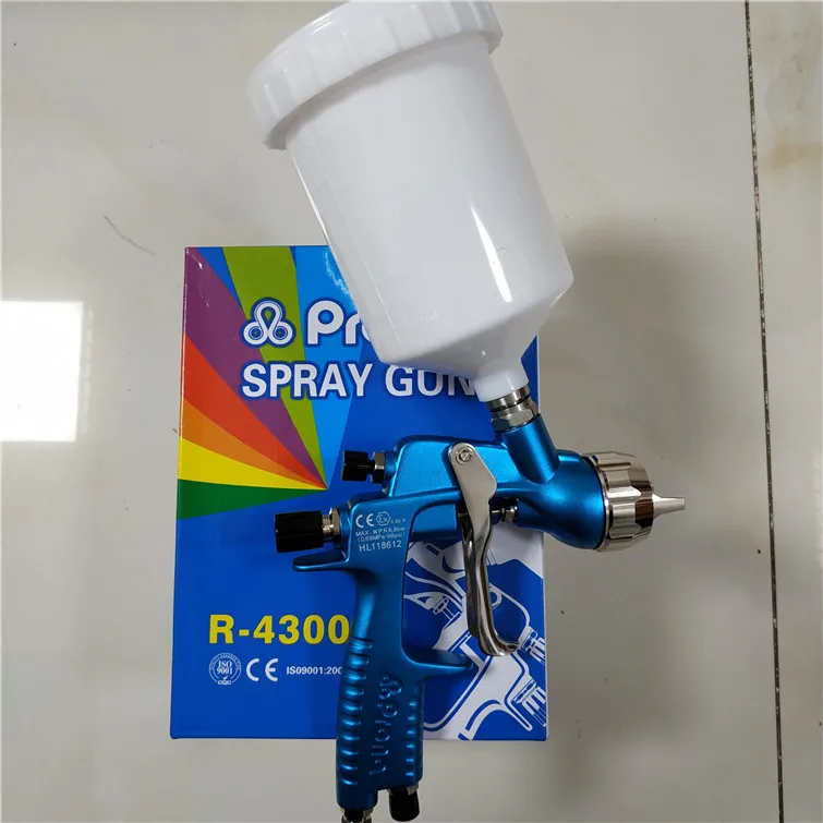Prona R-4300 MP HVLP автомобильный Краскораспылитель, пистолет для покраски автомобиля низкого давления, 1,1 1,2 1,3 1,4 1,5 мм размер сопла на выбор
