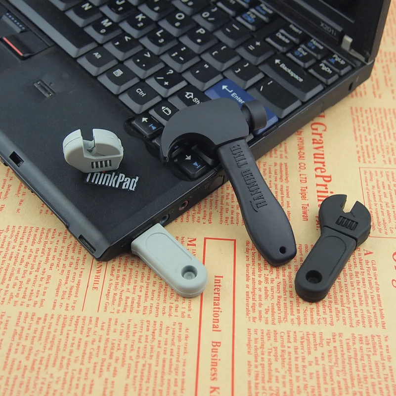 Мини молоток usb флэш гаечный ключ Флешка USB 2 0 накопитель 128 МБ диск памяти 64 ГБ 32 Usb