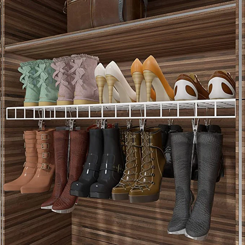 

12Pcs Windproof Stainless Steel Clip Multifunctional Hanger Clip S-Shaped Curtain Hook Socks Clip