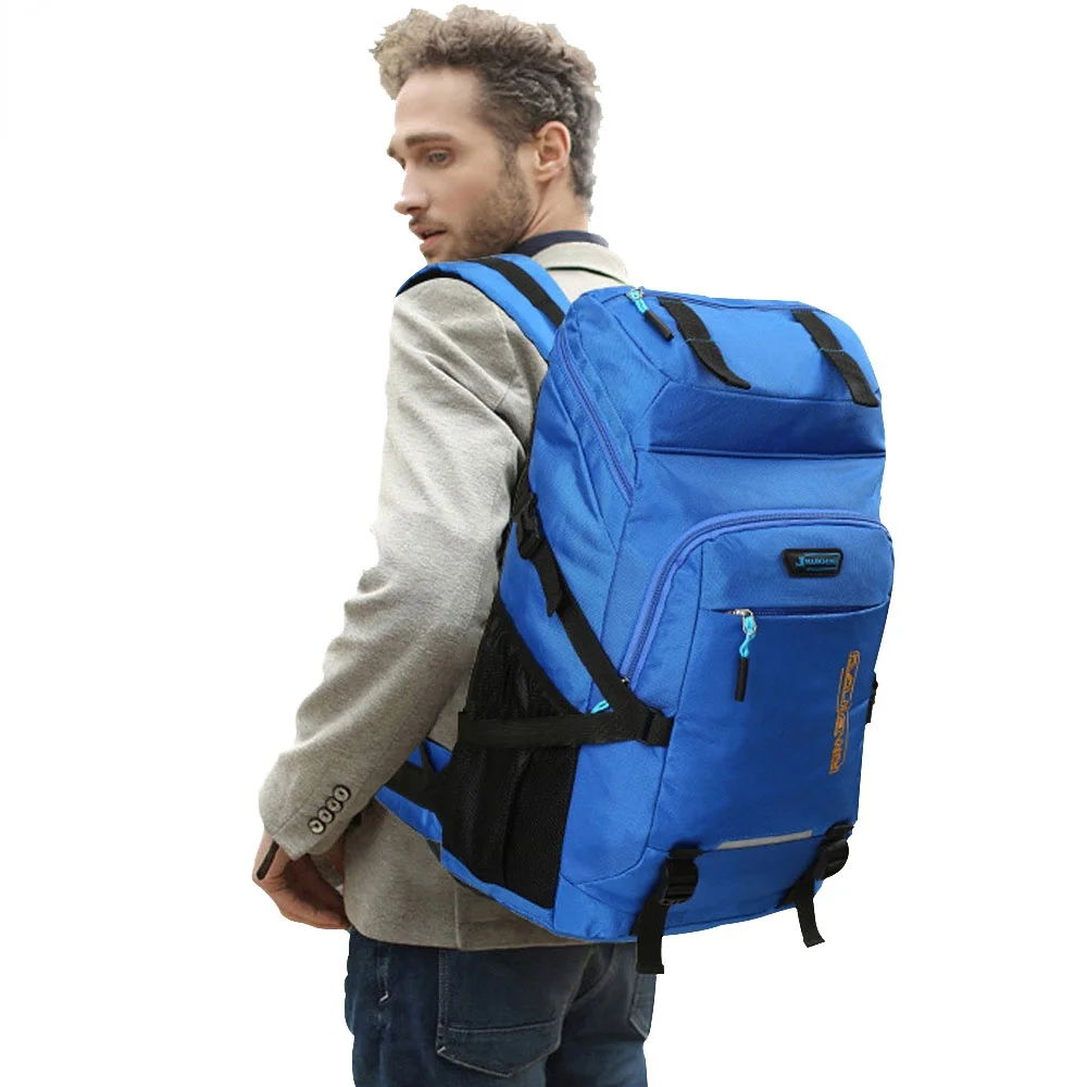

50L Outdoor Camping Backpack Hiking Bag Men Travel Bags Sports Tactical Rucksack Waterproof Climbing Mountaineering Bags XA935WA