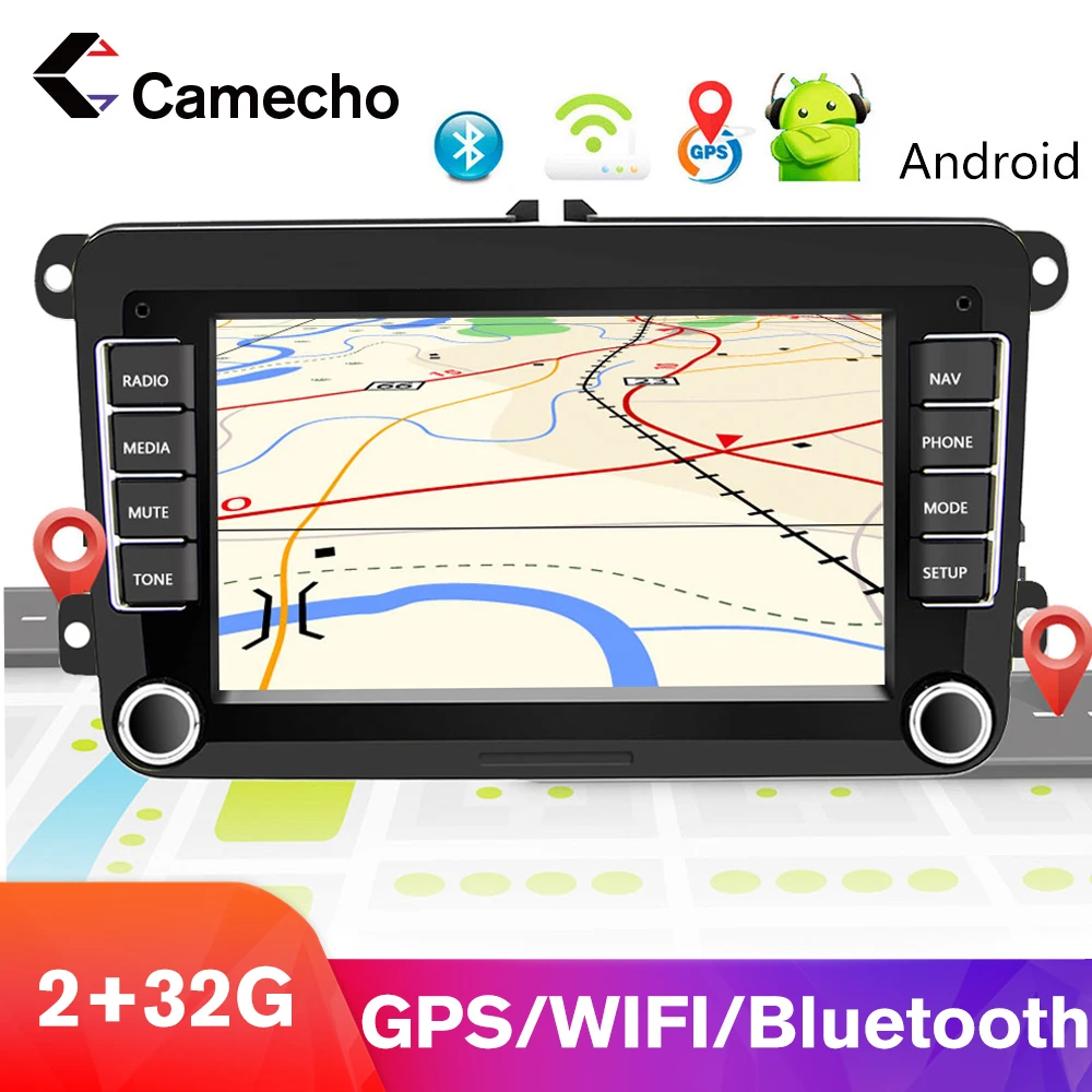 Camecho 2DIN 7 &quotавтомобильное радио 7010b Автомобильный мультимедийный плеер