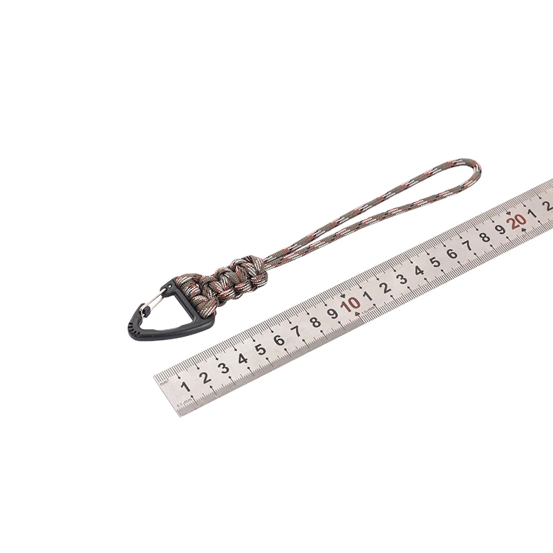 

5pcNylon umbrella rope handmade triangle hanging buckle umbrella rope bracelet key chain lanyard lanyard flashlight rope