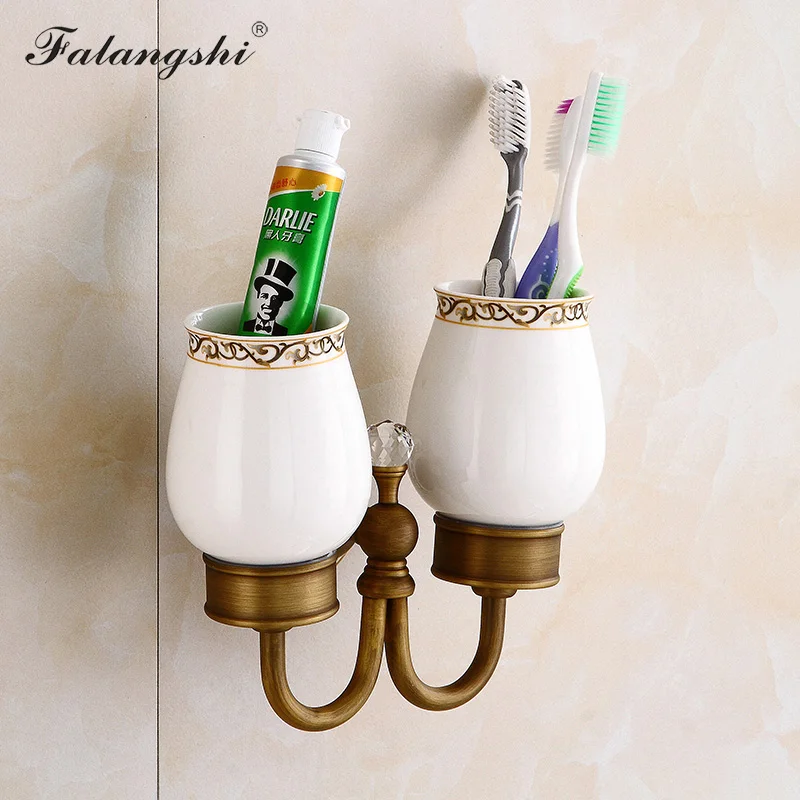 antique brushed bathroom accessories towel bar toothbrush holder paper holder soap dish ceramic bathroom hardware set wb8804 free global shipping