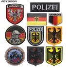 Вышитые немецкие y-образные нашивки с флагом, военные, немецкий y-образный герб Германии, герб Германии, герб немецкого орла, защитные нашивки, Значки для одежды