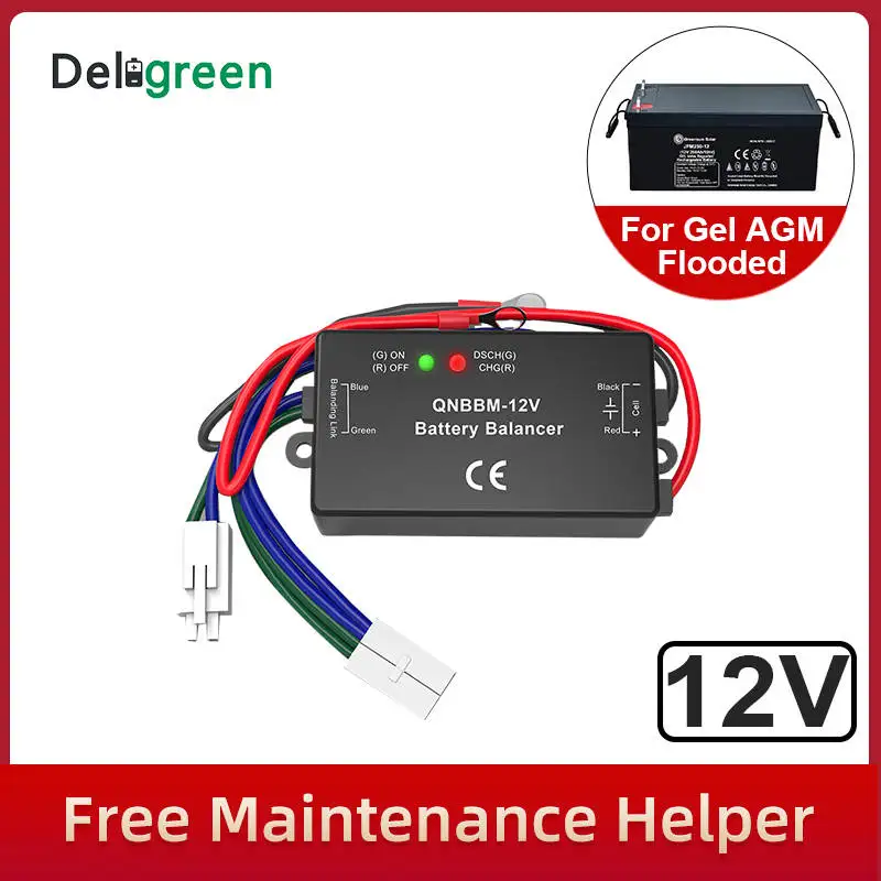 Qnbbm da Bateria Inundou a Bateria do Agm o Equilibrador Quente Bms do Equalizador Acidificada ao Chumbo de 12v Gell Anti-vulcanização Anti-corosion Pces 1