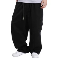 big size men hip hop cargo pants cotton loose baggy army trousers wide leg military tactical pants casual streetwear joggers