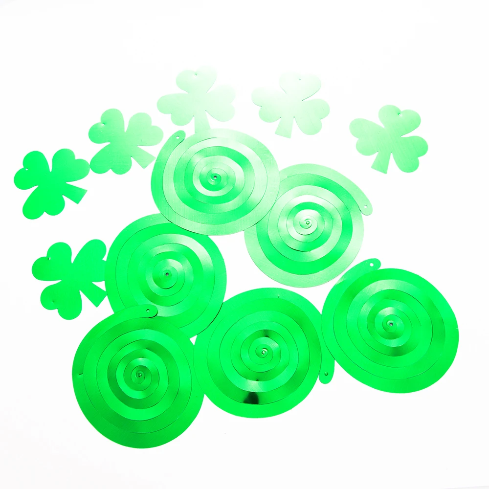 Новый Набор 6 ирландский праздник день cвятого Патрика шамрок висячий из ПВХ и