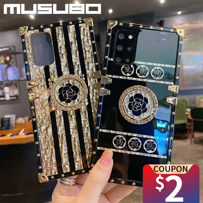 musubo luxury phone case for samsung galaxy a72 a32 a71 a51 a52 a12 5g s21 ultra s20 fe note 20 ultra note 10 plus cover coque free global shipping