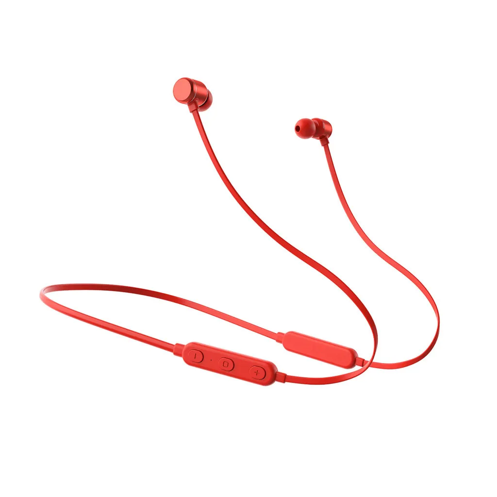 Беспроводные наушники Ouhaobin BT5.0 Магнитная гарнитура спортивные стерео Bluetooth для