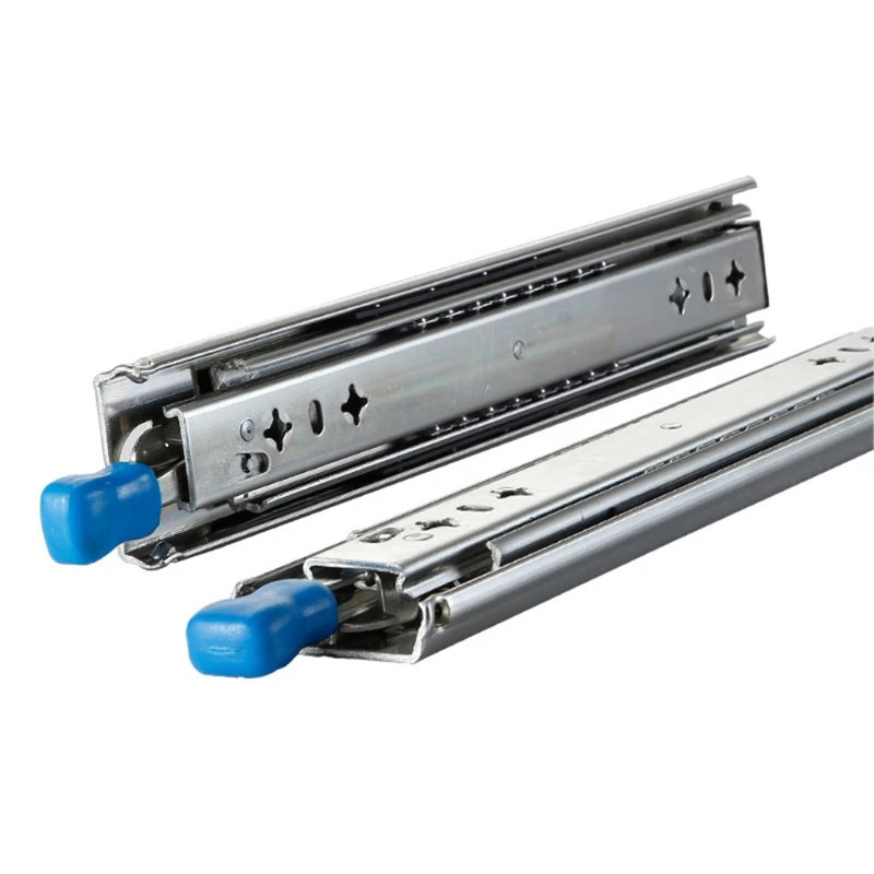 With Lock Full Extension Ball Bearing Drawer Rails Runners L