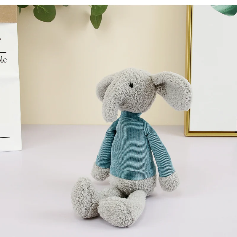 

30cm New Rabbit Plush Elephant Dog Mouse Filled Stitch Bunny Toy Baby Unisex Comfort Gift Children Room Decoration WZW